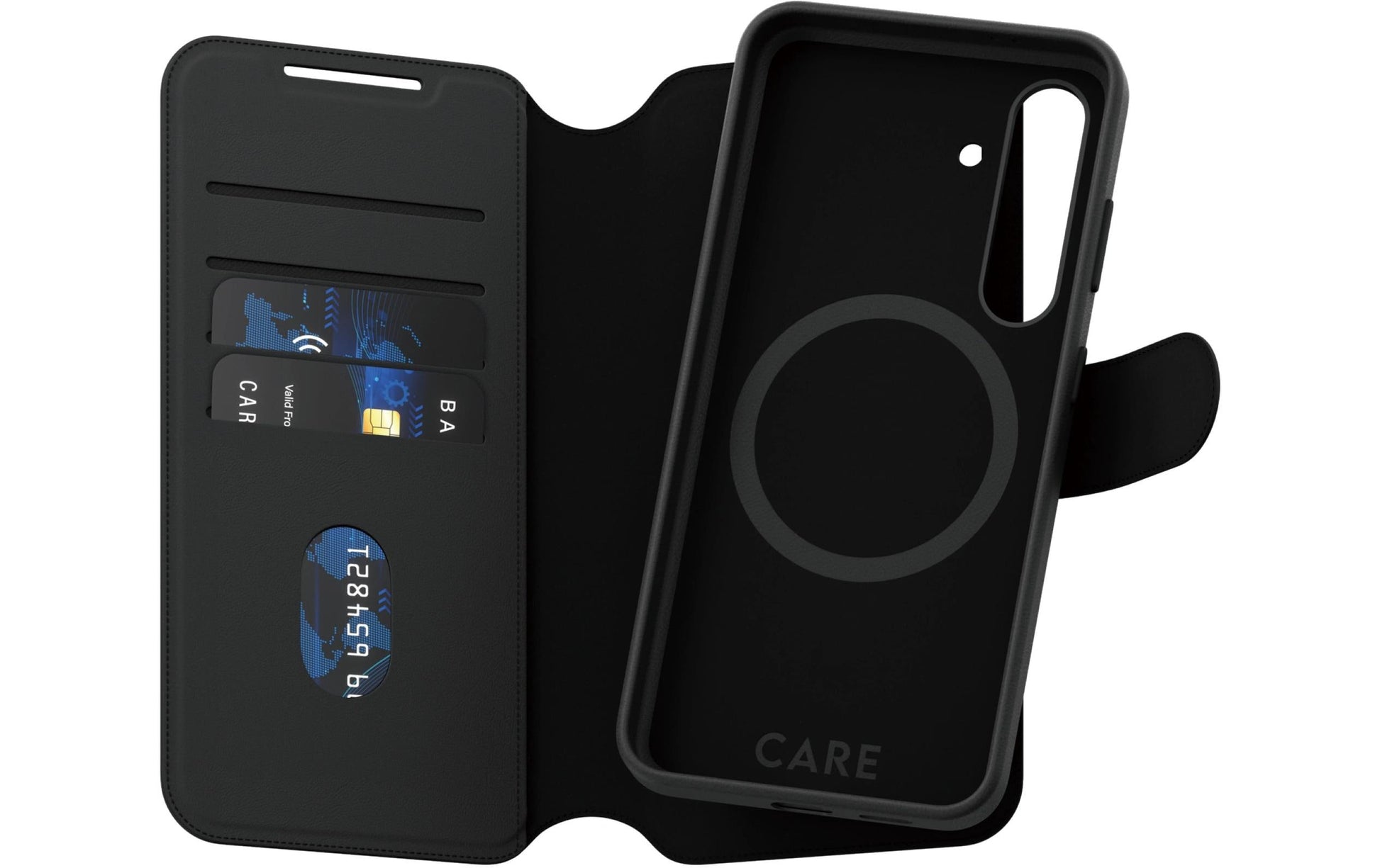 PanzerGlass Feature Tango Wallethülle – für Samsung Galaxy S25+, bis 2,4 m sturzsicher, Qi-kompatibel