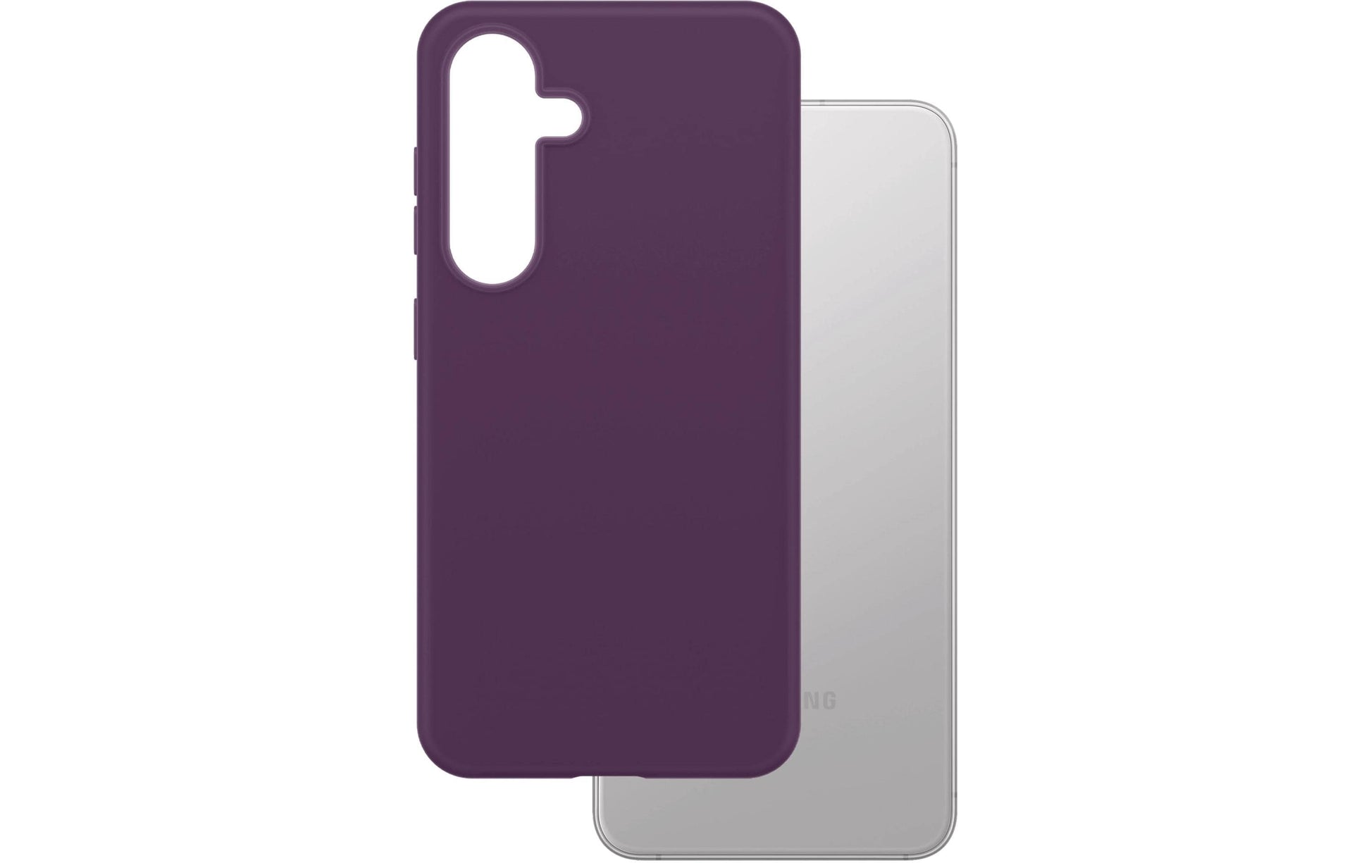 PanzerGlass CARE Backcover – für Samsung Galaxy S25, Recycling-Kunststoff, Pflaumenlila, bis 1,2 m sturzsicher