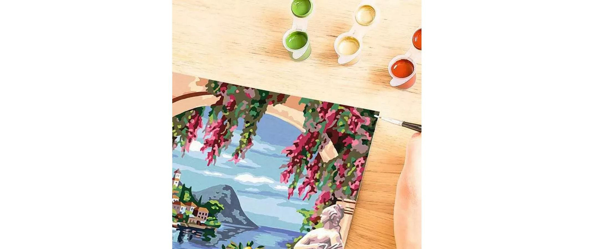 Ravensburger CreArt – Malen-nach-Zahlen-Set – Lago Maggiore – 30 × 40 cm – ab 14 Jahren