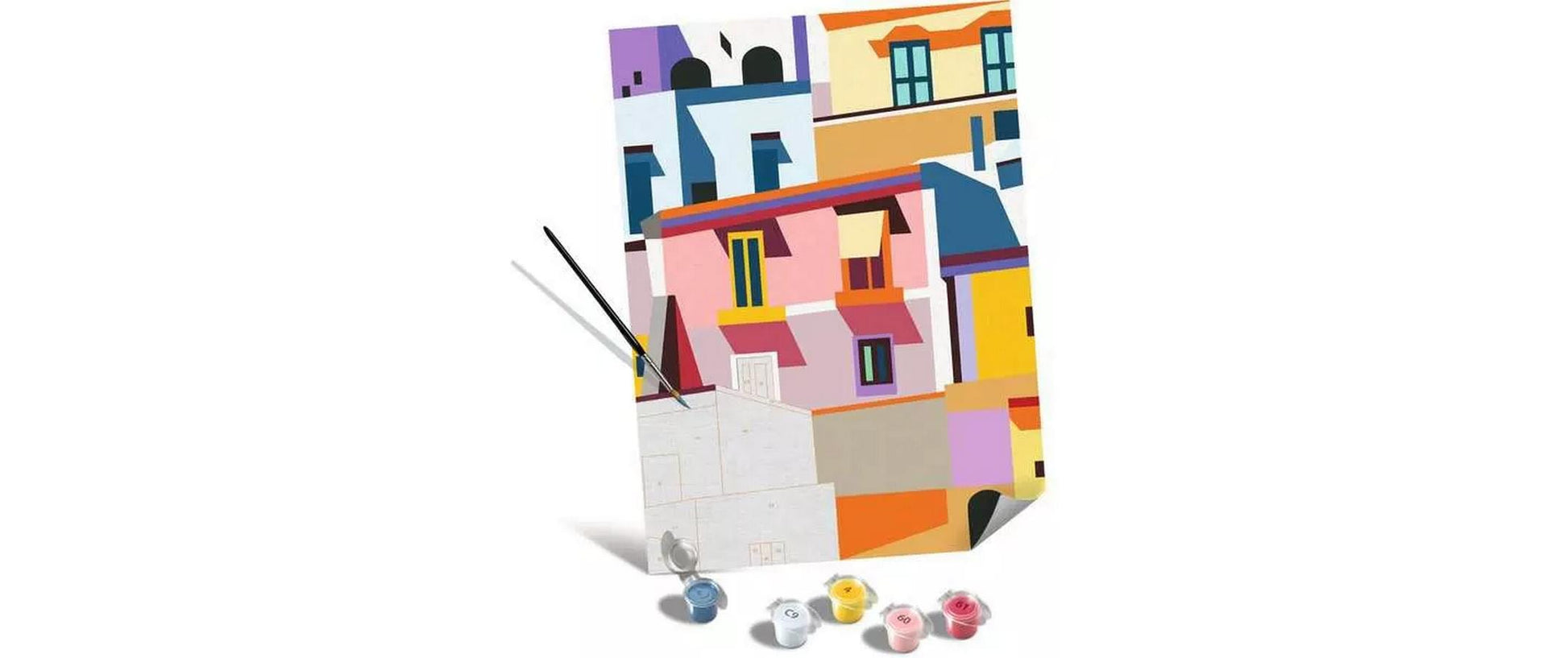 Ravensburger CreArt – Malen-nach-Zahlen-Set – Stadt / Land – ab 14 Jahren