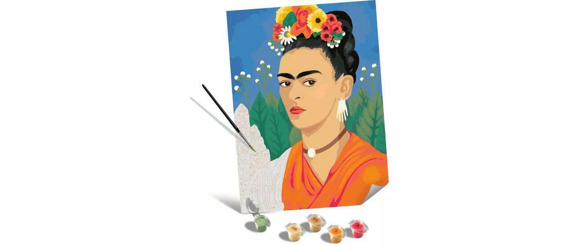 Ravensburger CreArt – Malen-nach-Zahlen-Set – Frida Kahlo – ab 14 Jahren