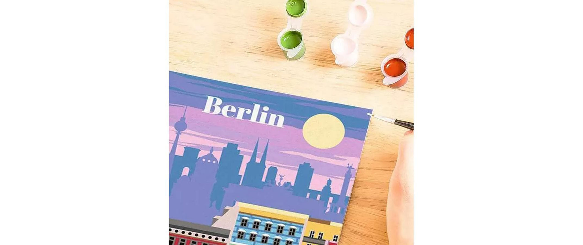 Ravensburger CreArt – Malen-nach-Zahlen-Set – Colorful Berlin – 24 × 30 cm – ab 12 Jahren