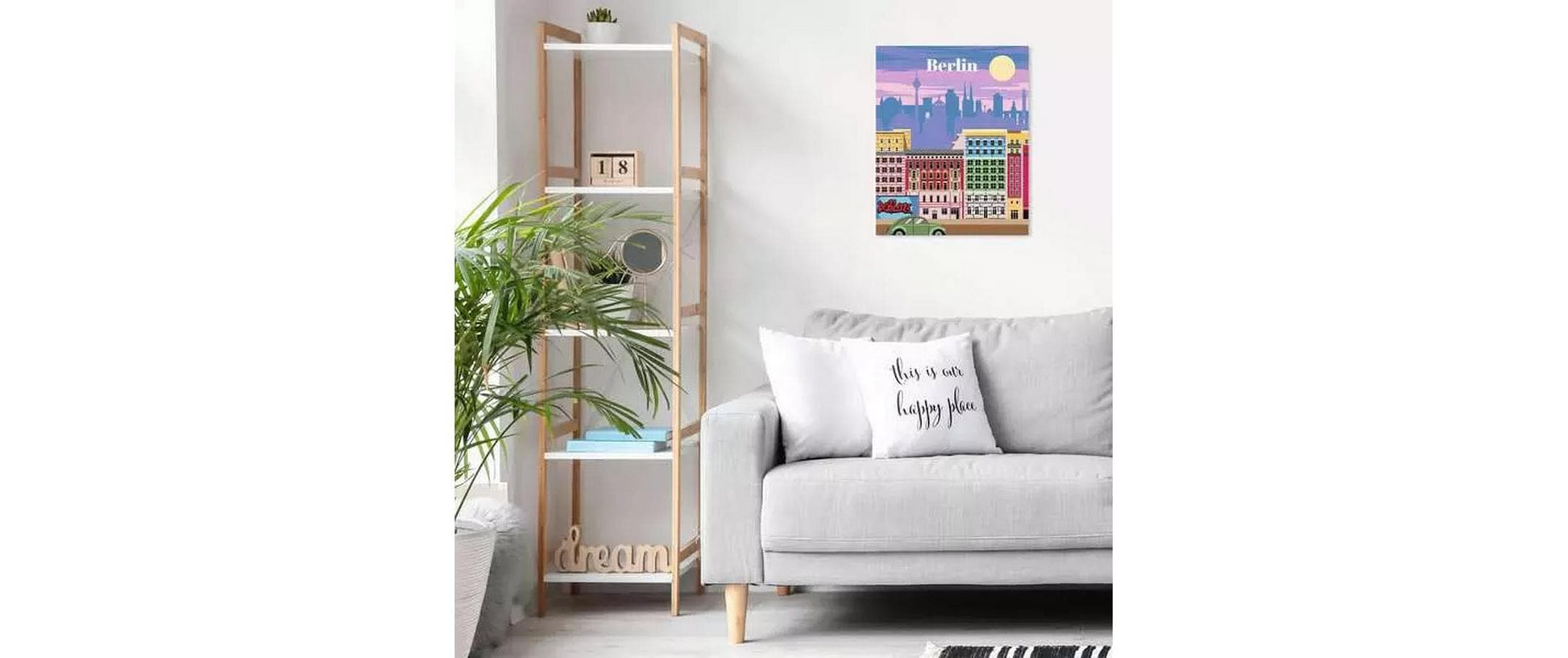 Ravensburger CreArt – Malen-nach-Zahlen-Set – Colorful Berlin – 24 × 30 cm – ab 12 Jahren