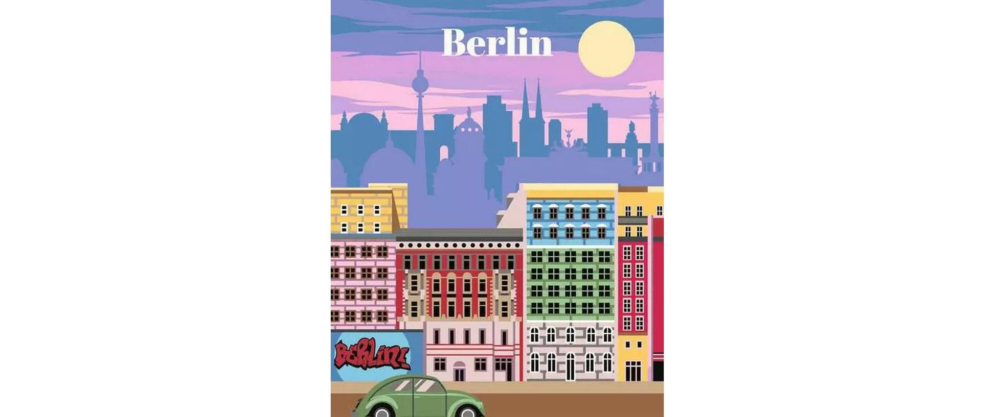 Ravensburger CreArt – Malen-nach-Zahlen-Set – Colorful Berlin – 24 × 30 cm – ab 12 Jahren