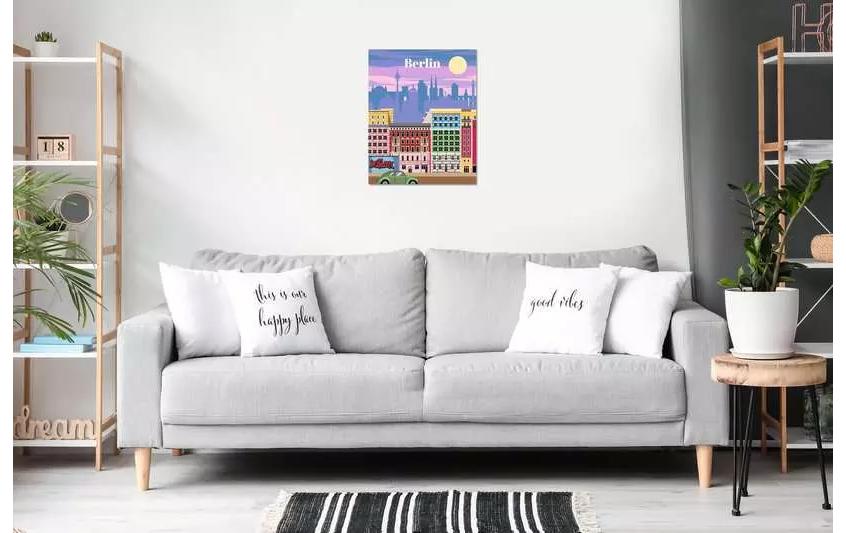 Ravensburger CreArt – Malen-nach-Zahlen-Set – Colorful Berlin – 24 × 30 cm – ab 12 Jahren