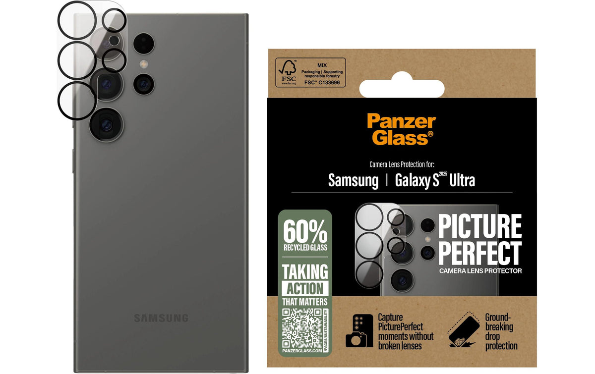 PanzerGlass PicturePerfect – Kameraschutz – für Samsung Galaxy S25 Ultra – Transparent