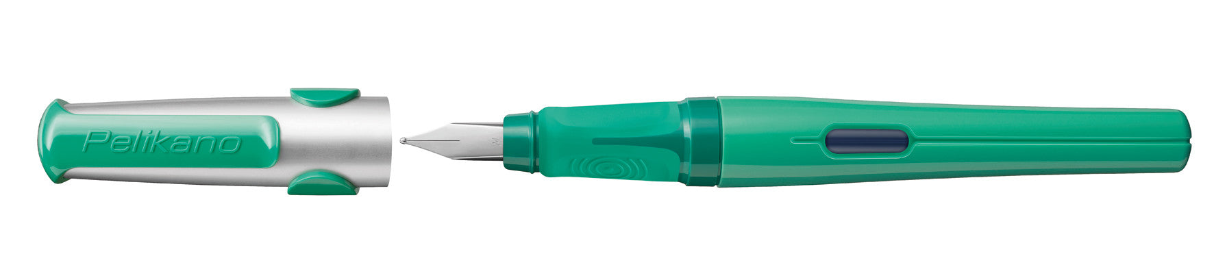 Pelikano – Federspitze L – für Linkshänder – Grün, Blau – Patronen