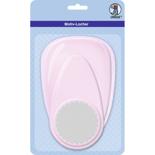 URSUS Ausstechförmchen – Kreis – Ø 76 mm – Pink – für Papier