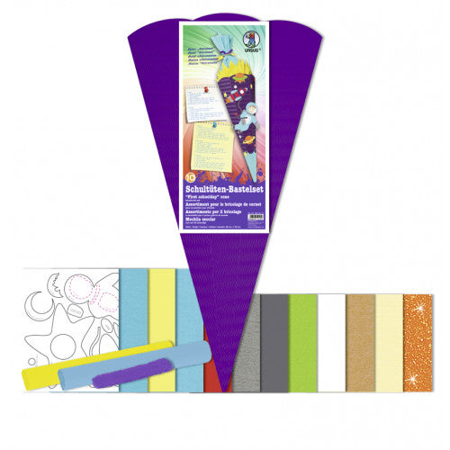 URSUS Bastelset Schultüte – Astronaut – 68 × 20 cm