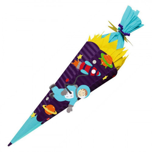 URSUS Bastelset Schultüte – Astronaut – 68 × 20 cm