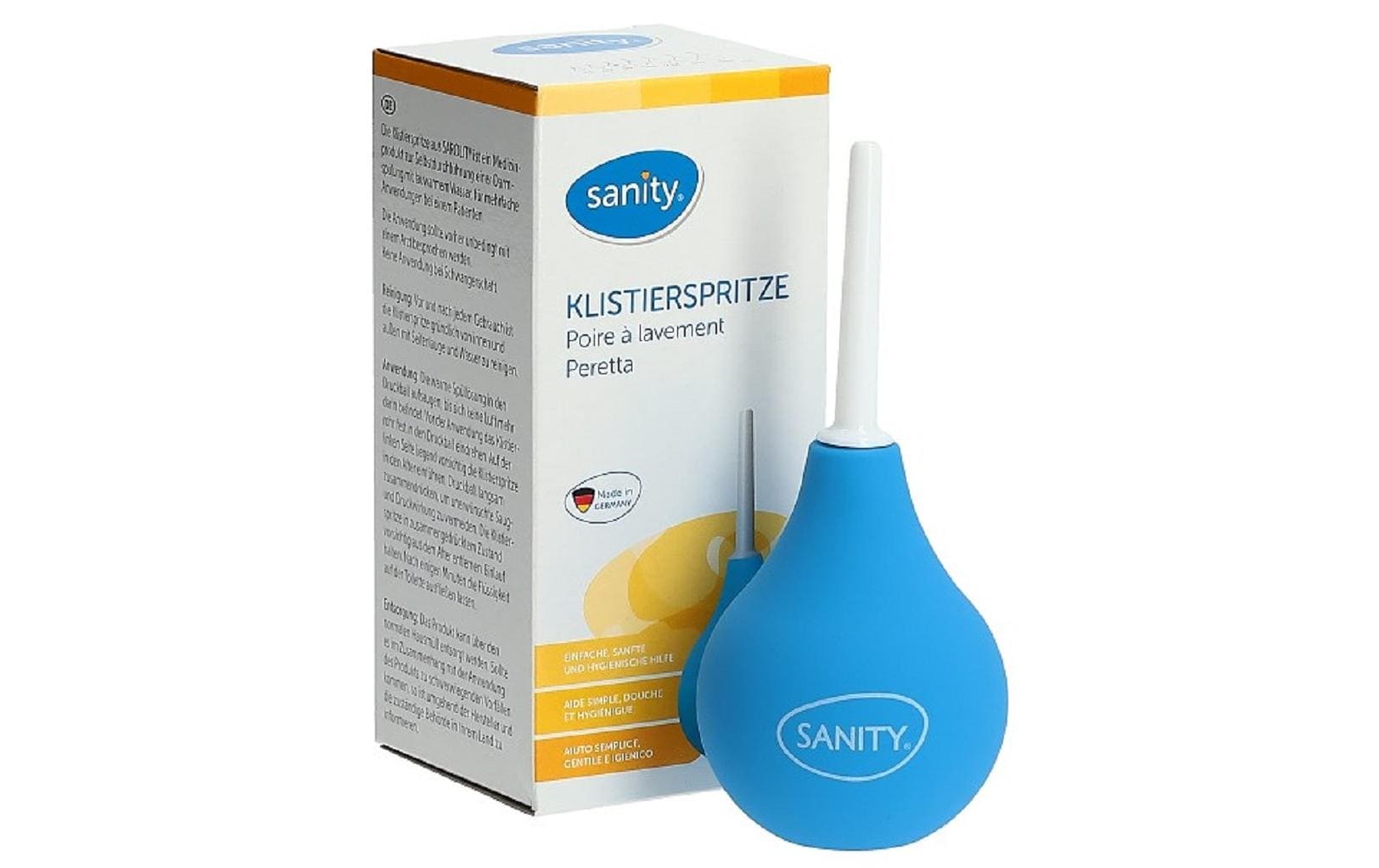 Sanity Birnspritze – 89 ml, Grösse 5, 2-teilig
