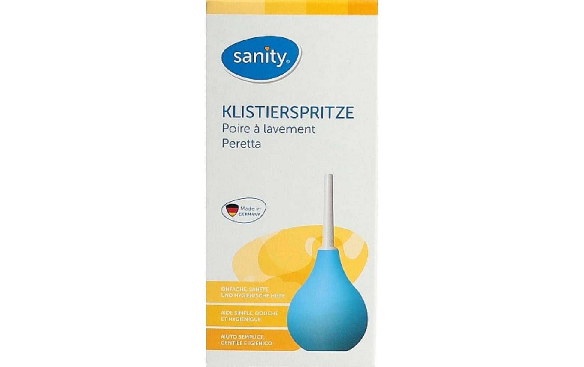 Sanity Birnspritze – 89 ml, Grösse 5, 2-teilig