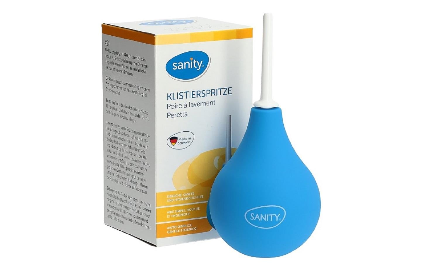 Sanity Birnspritze – 224 ml, Grösse 9 – 2 Stk