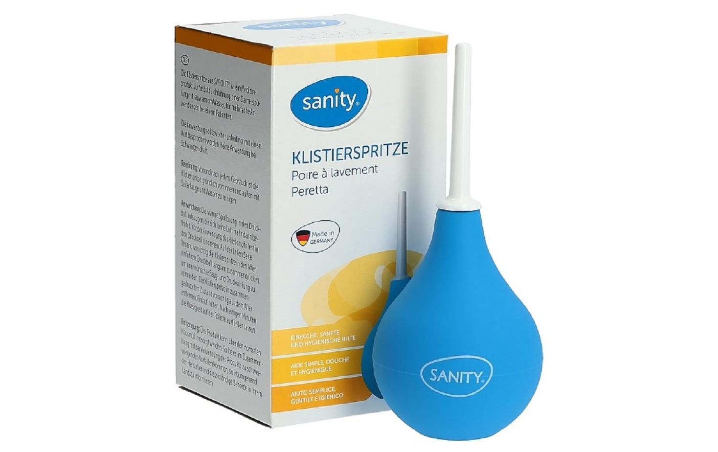 Sanity Birnspritze – 143 ml, Grösse 7, 2 Stk