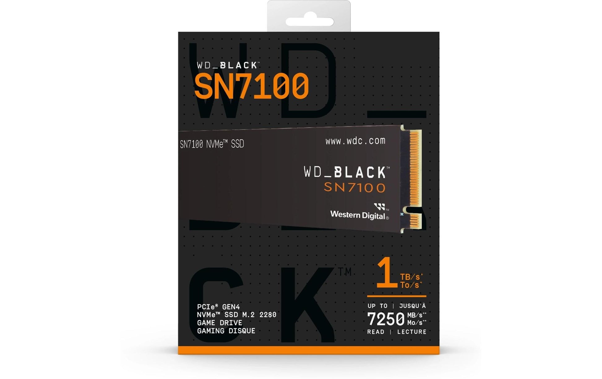 Western Digital Black SN7100 – 1 TB, M.2 2280, PCIe 4.0 NVMe