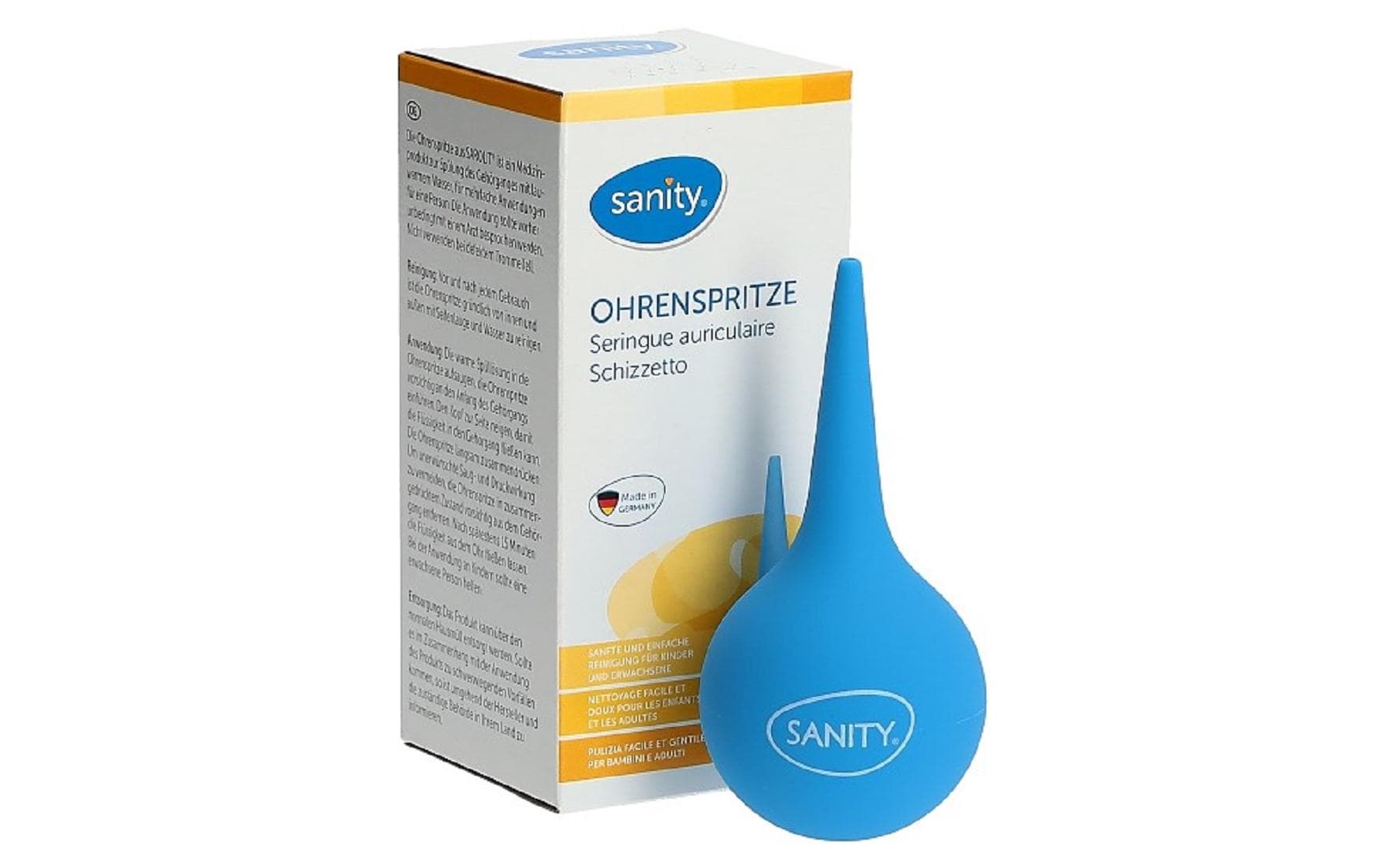 Sanity Ohrspritze – 75 ml, Grösse 7