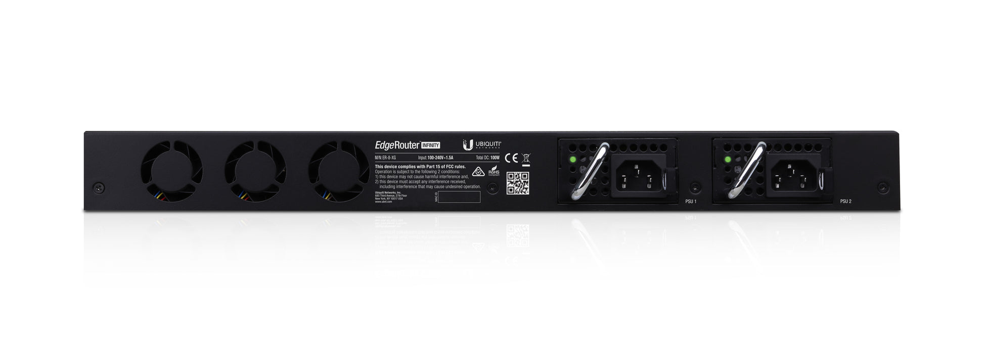 Ubiquiti ER-8-XG – Managed Switch – 8×SFP+, L3, 1U