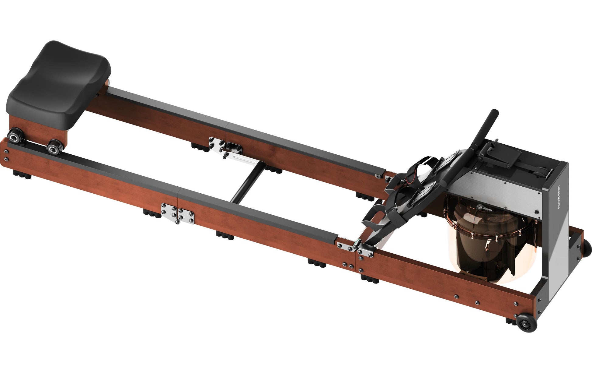 Kingsmith WM10 Rudergerät – Roteiche – Dunkelbraun – Wasserwiderstand, faltbar – 580 × 500 × 1940 mm