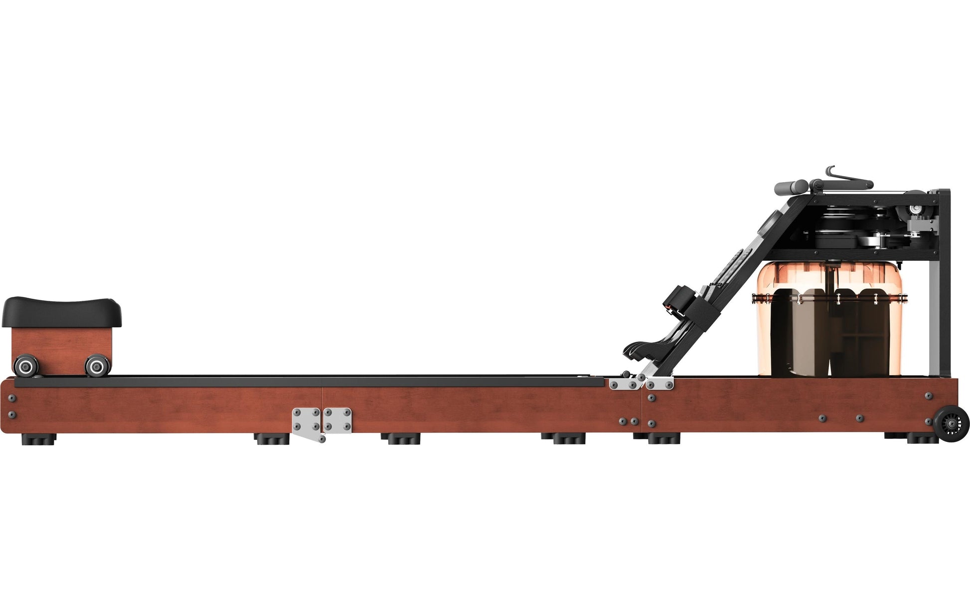 Kingsmith WM10 Rudergerät – Roteiche – Dunkelbraun – Wasserwiderstand, faltbar – 580 × 500 × 1940 mm