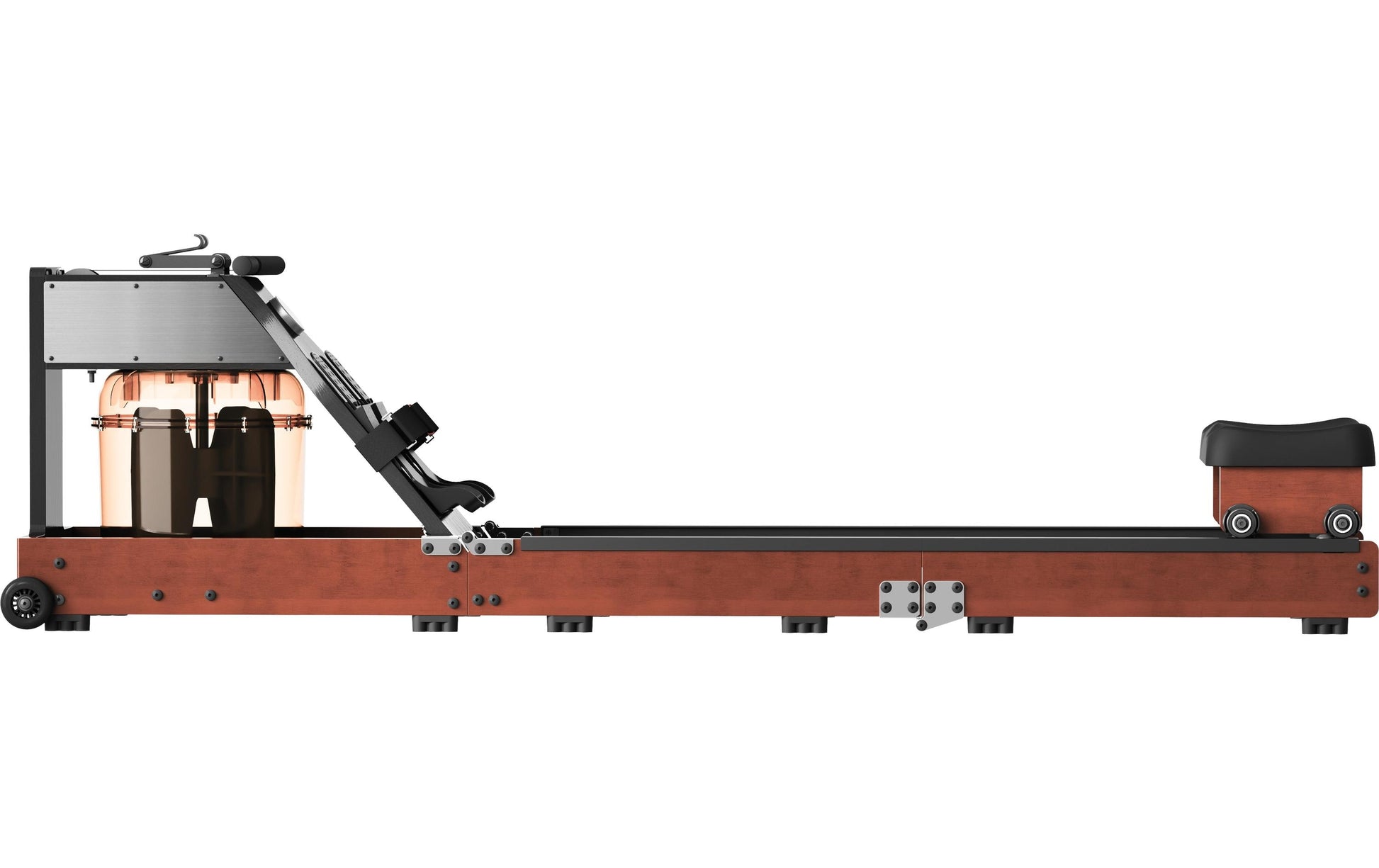 Kingsmith WM10 Rudergerät – Roteiche – Dunkelbraun – Wasserwiderstand, faltbar – 580 × 500 × 1940 mm