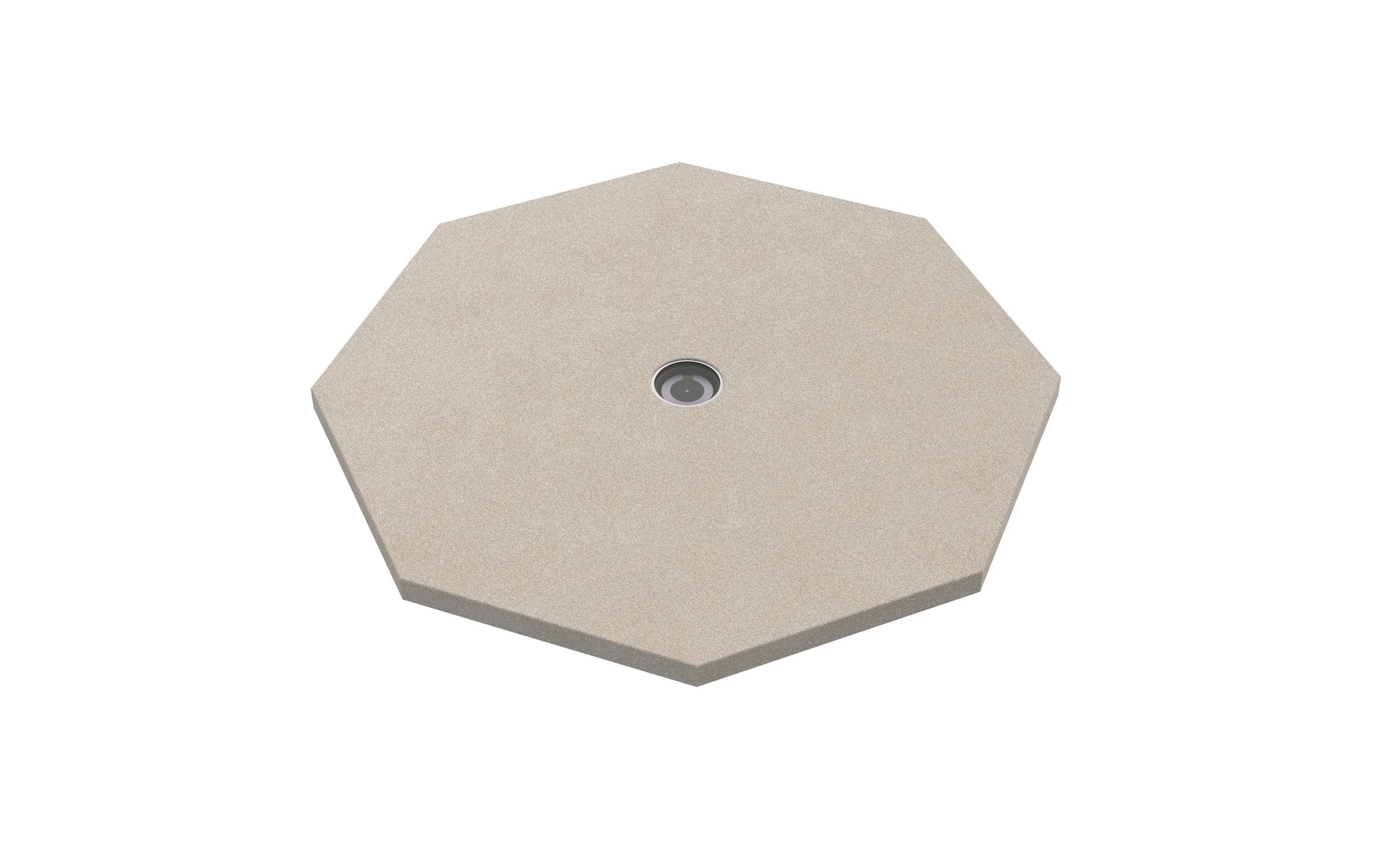 OUTDOORCHEF Pizzastein 36 × 36 × 1,5 cm, Cordierit, beige