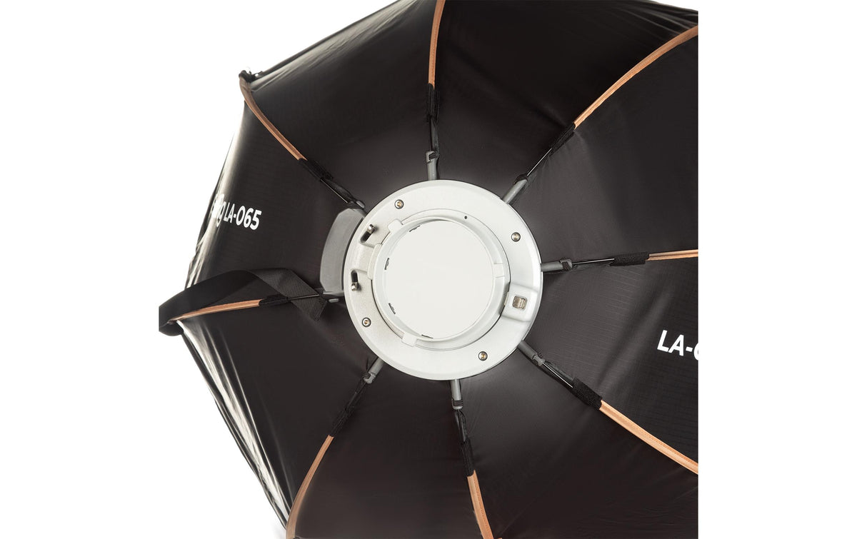SmallRig LA-O65 Achteck-Softbox – 65 cm, Tiefe 380 mm – für Bowen COB-Licht – Schwarz