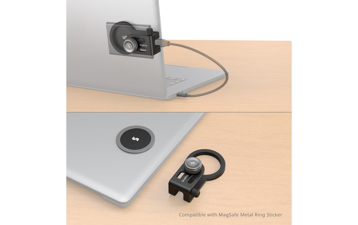 SmallRig MagSafe SSD Halter – SSD-Halterung – Schnellfreigabesystem, für T7, T7 Shield, T9 – Schwarz