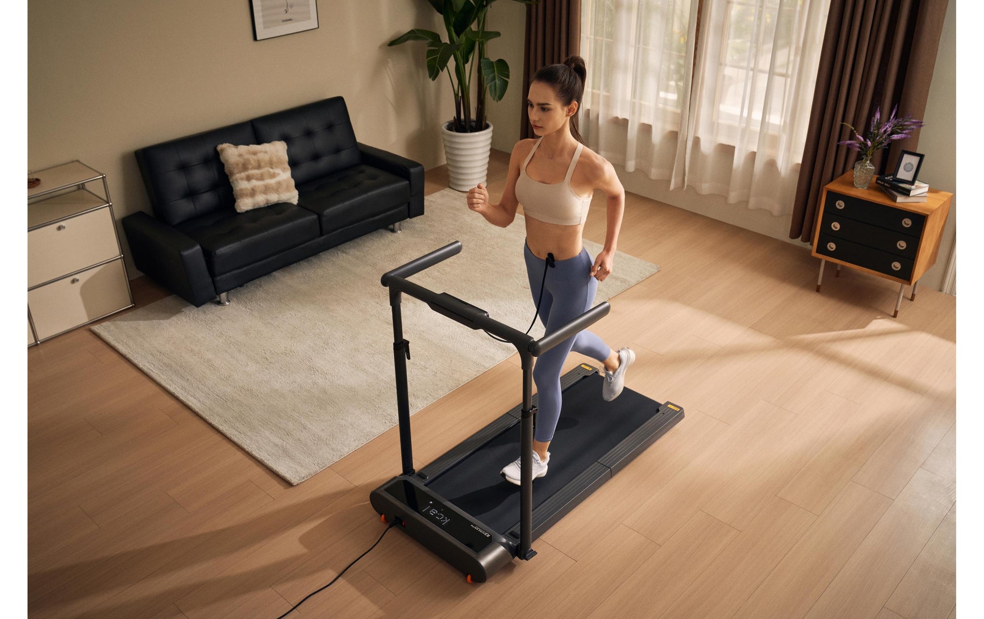 Kingsmith Laufband R3 hybrid+, 12 km/h, 120 kg – Dunkelgrau