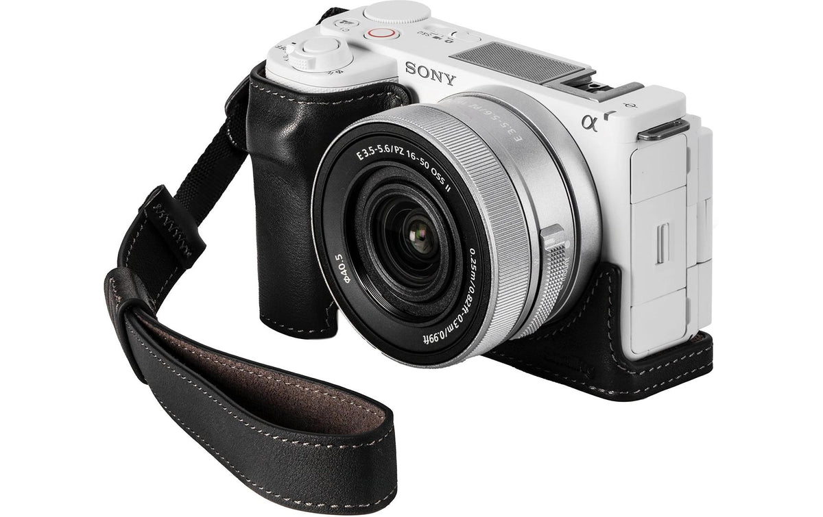 SmallRig 4777 Lederhüllen-Kit Gehäuse – Leder, Aluminium, Mikrofaser – für Sony ZV-E10 II – Schwarz