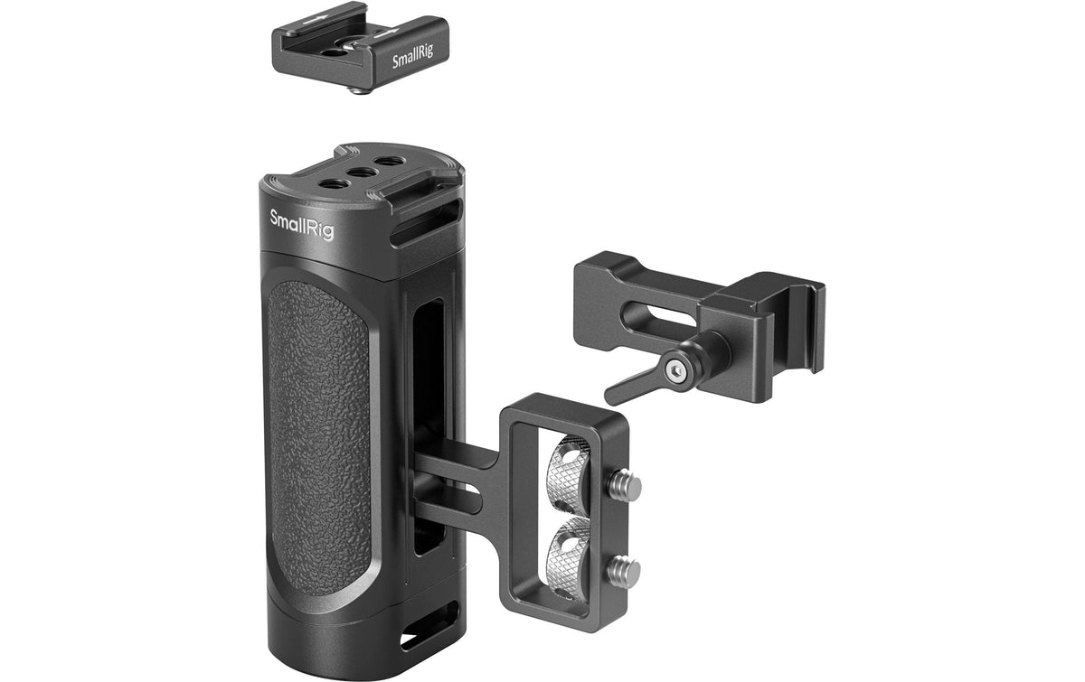 SmallRig 4816 Mini Seitengriff-Kit – Seitengriff, Traglast 6 kg, 1/4-20", M2.5 – Schwarz