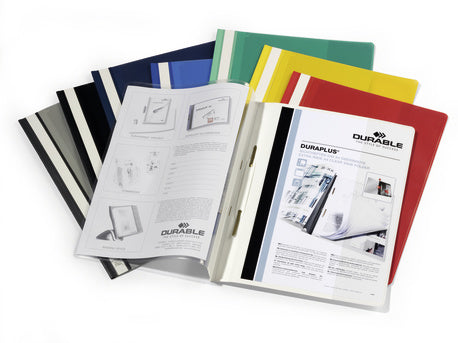 Durable Schnellhefter – A4, Kunststoff, Grün, Beschriftungsfeld