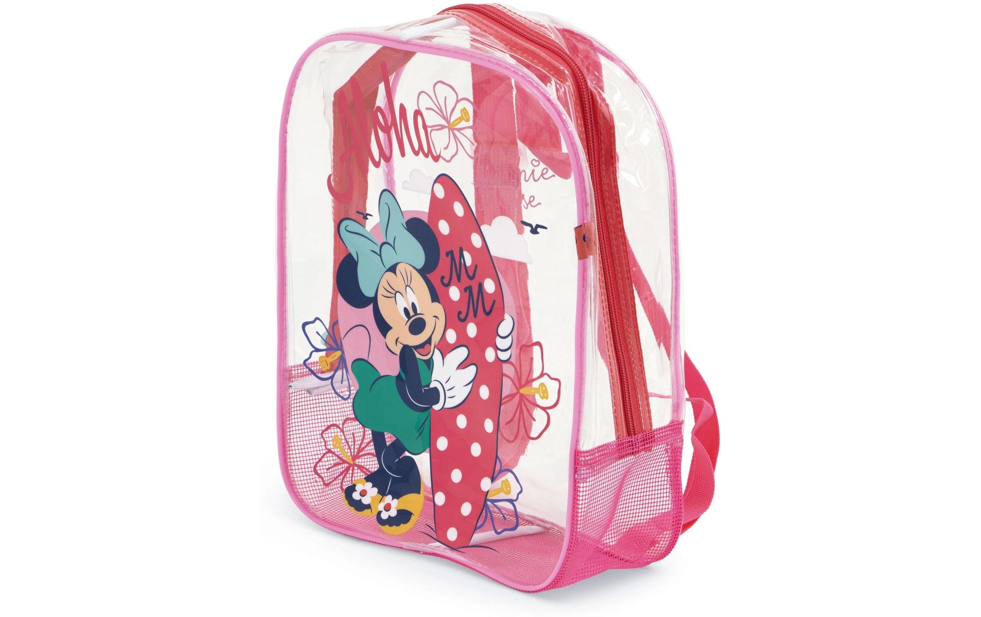 Arditex Kindergartenrucksack WD17116 – 1,7 l, Polyester/PVC – Transparent, Minnie Mouse, 310 × 230 × 250 mm