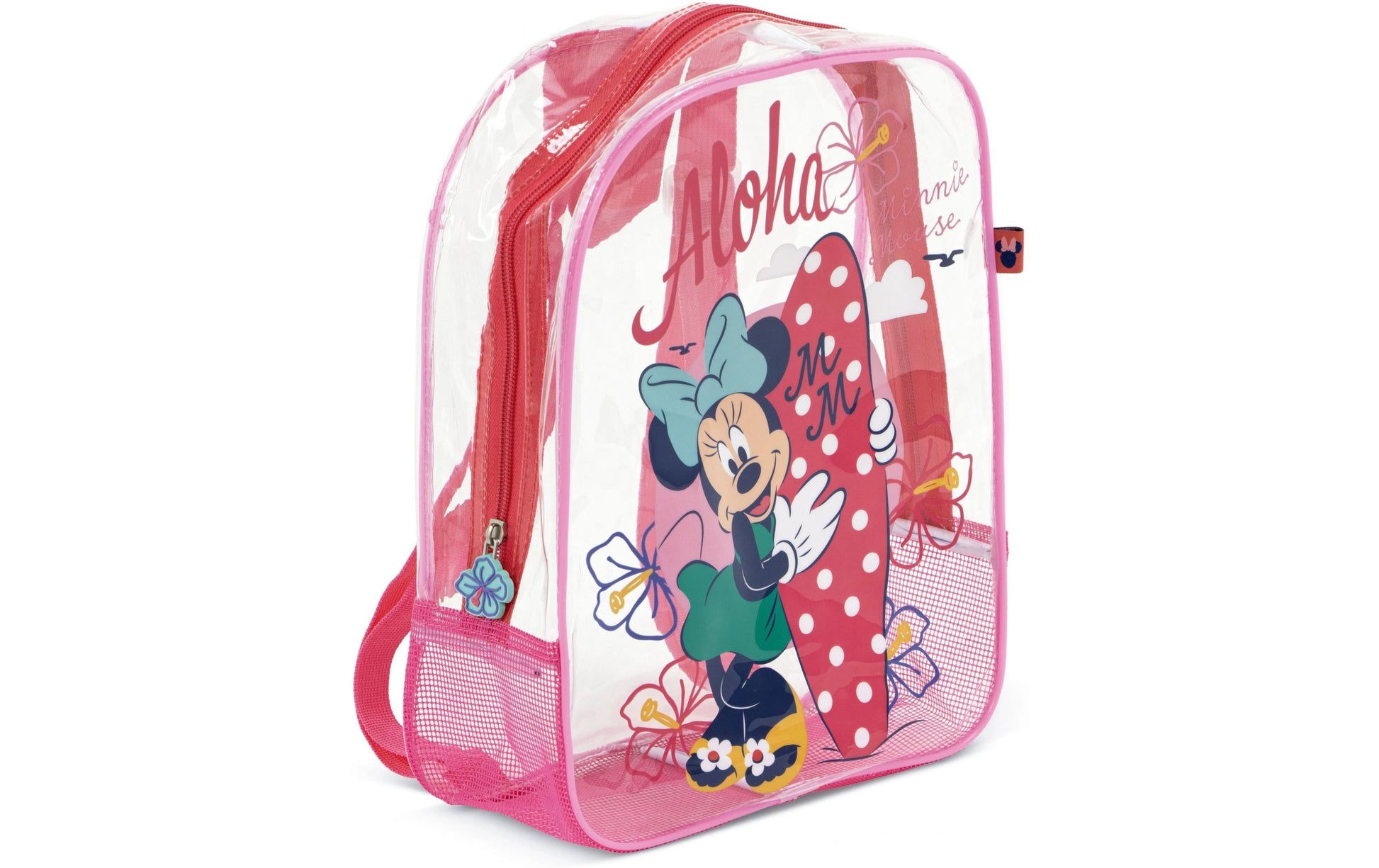 Arditex Kindergartenrucksack WD17116 – 1,7 l, Polyester/PVC – Transparent, Minnie Mouse, 310 × 230 × 250 mm