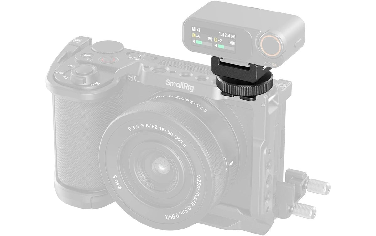 SmallRig 4822 Halterung – 1/4" Gewinde, für DJI/RODE/Saramonic/Hollyland/Godox, Aluminium/Schwarz