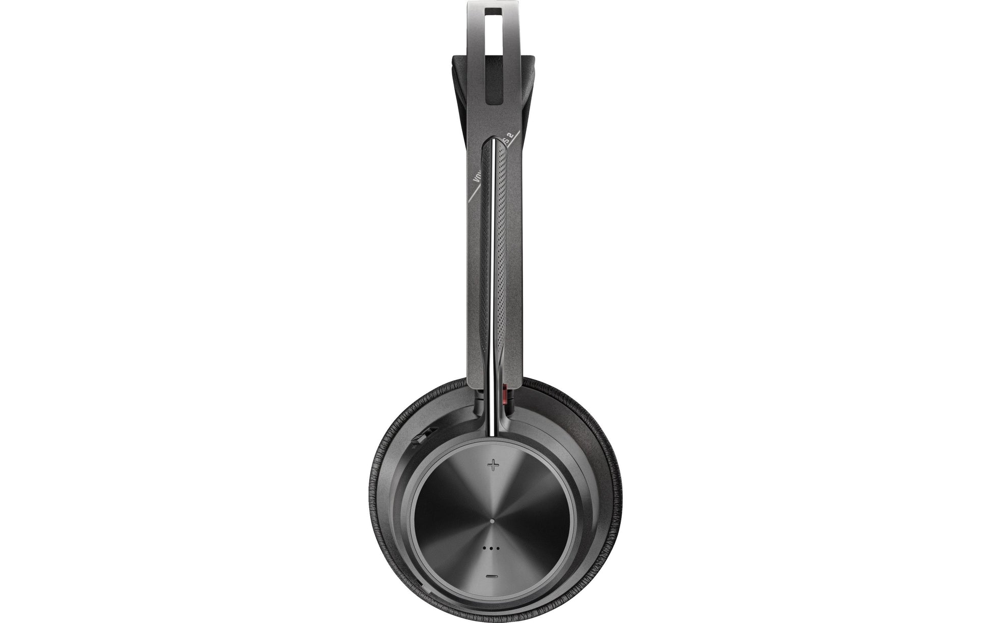 Poly Voyager Focus 2 Office-Headset – On-Ear, Stereo, BT, ANC, mit USB-A-Dongle, mit Ladestation, Schwarz
