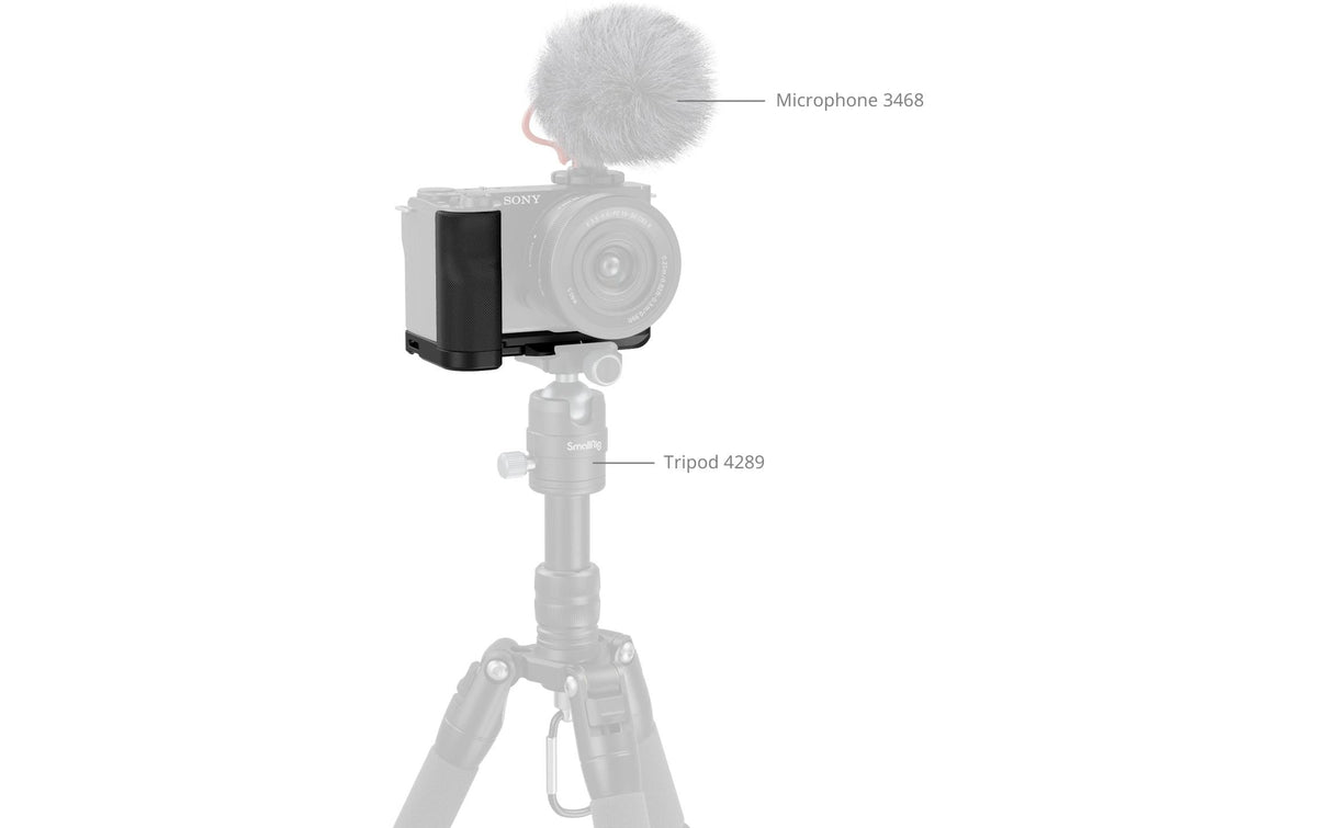 SmallRig 4778 Montageplatte – für Sony ZV-E10 II – Schwarz