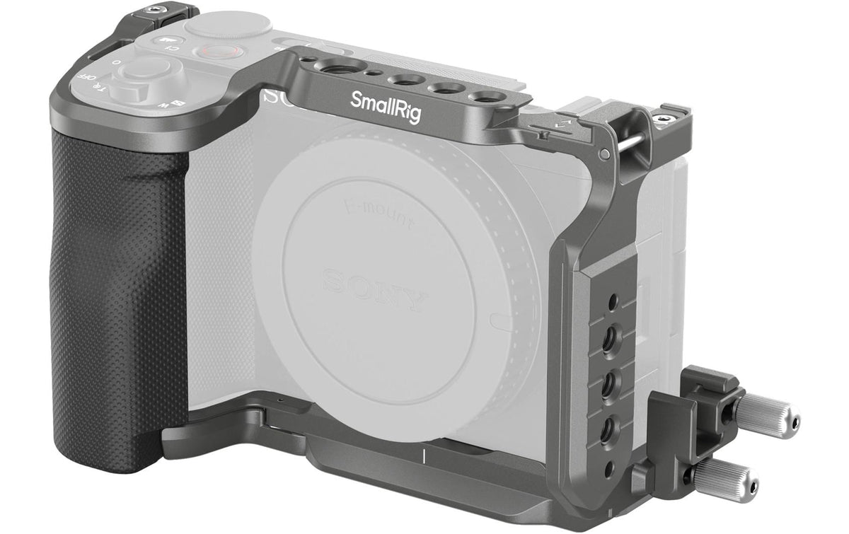 SmallRig 4949 HawkLock Schnellverschluss Cage-Kit – 1/4", 3/8" Gewinde – für Sony ZV-E10 II – Schwarz