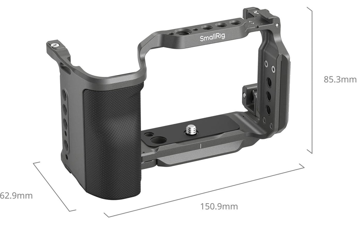 SmallRig 4949 HawkLock Schnellverschluss Cage-Kit – 1/4", 3/8" Gewinde – für Sony ZV-E10 II – Schwarz