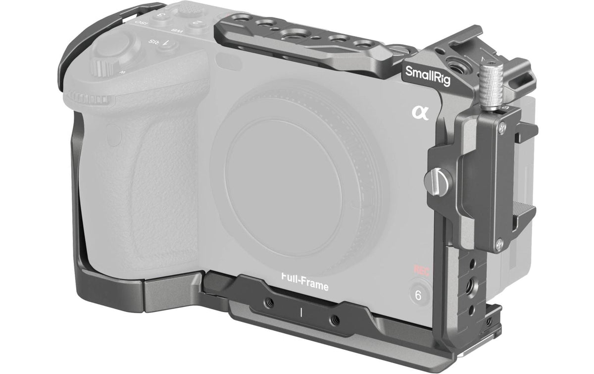 SmallRig HawkLock QR Cage Kit Kamerakäfig – Aluminium, Schwarz – für Sony FX3, FX30