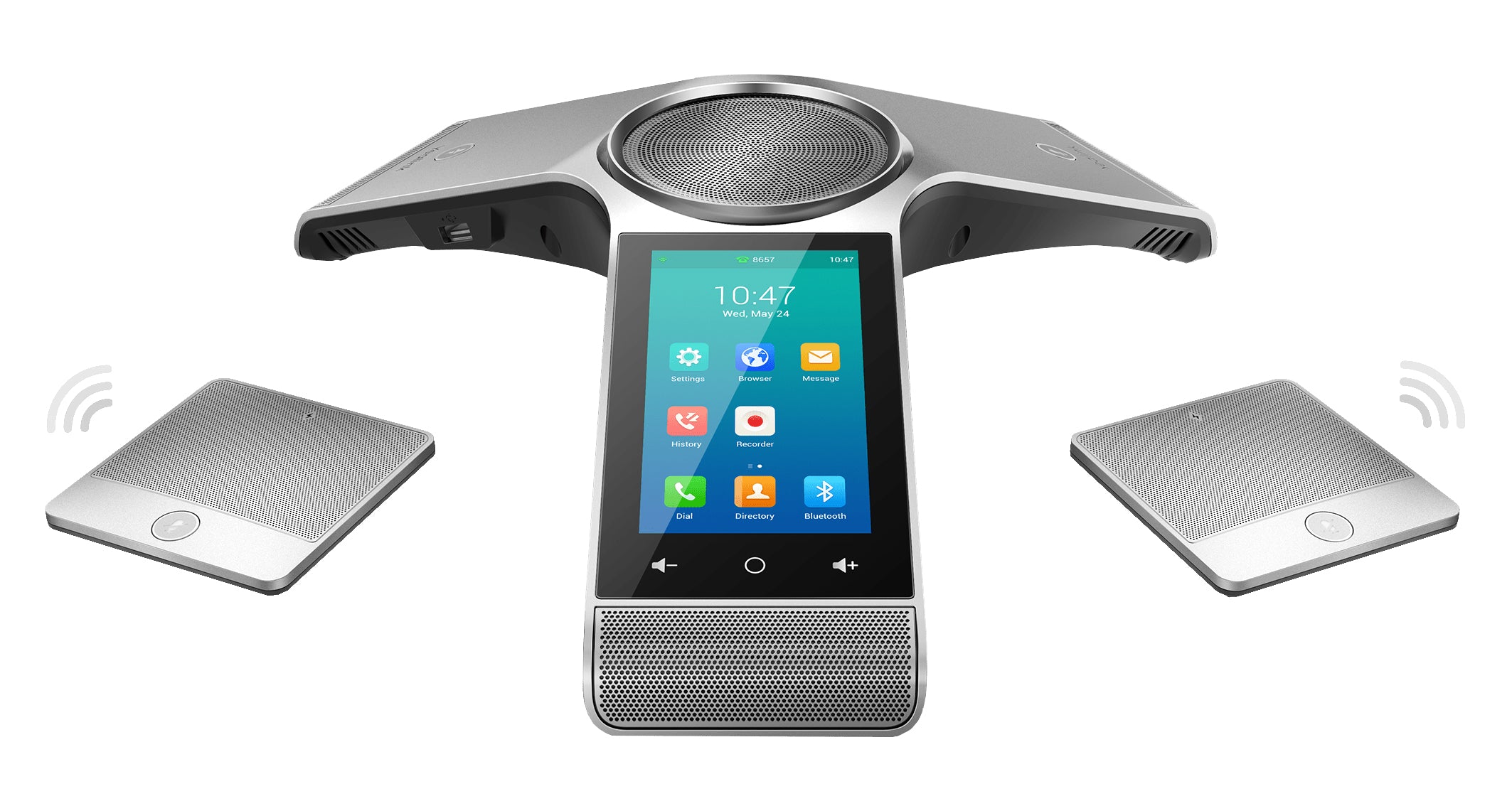 Yealink CP960 – IP-Konferenztelefon, inkl. 2 drahtlose Mikrofone