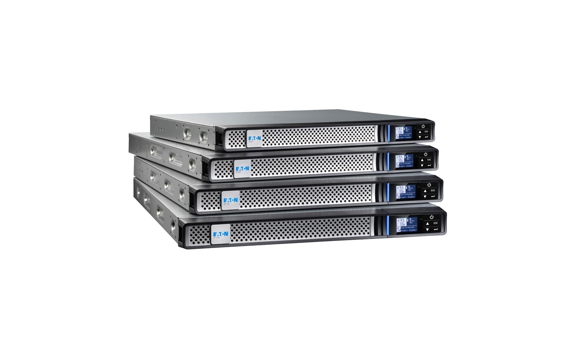 Eaton 5P850IRG2 – USV Line-Interaktiv, 0,9 kVA/680 W, Rack 1U, 4× IEC (C13), VRLA, LCD