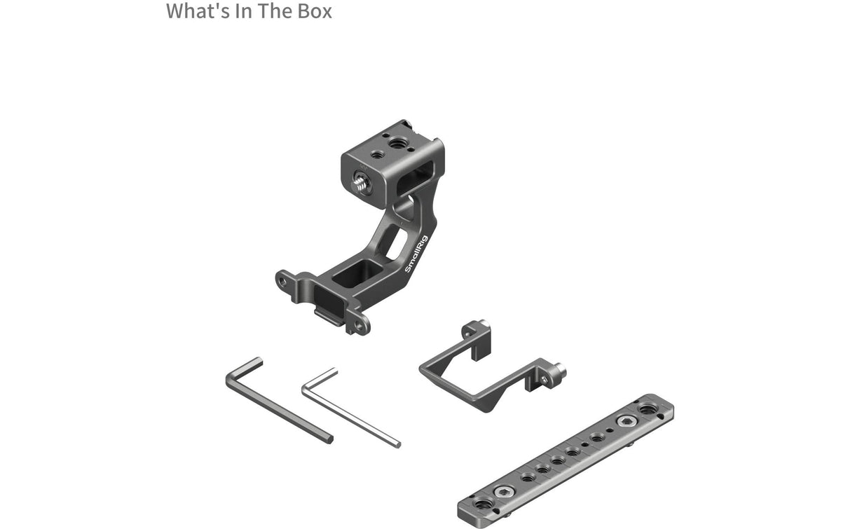 SmallRig 4830 Montageplatte – 1/4", 3/8", Schnellfreigabesystem, Aluminium – für Sony FX3, FX30 XLR Griff