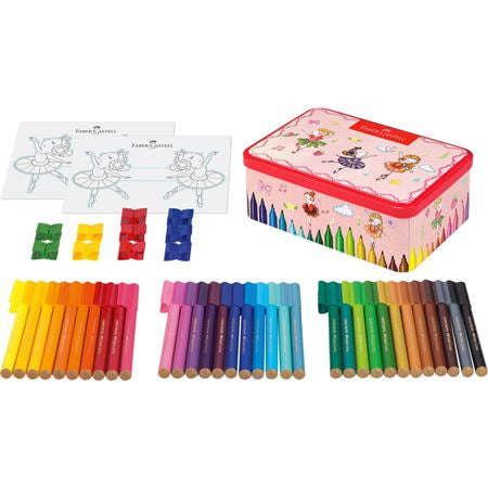 Faber-Castell Connector Pen Filzstift – 2 mm, wasserbasiert, auswaschbar, 33 Farben