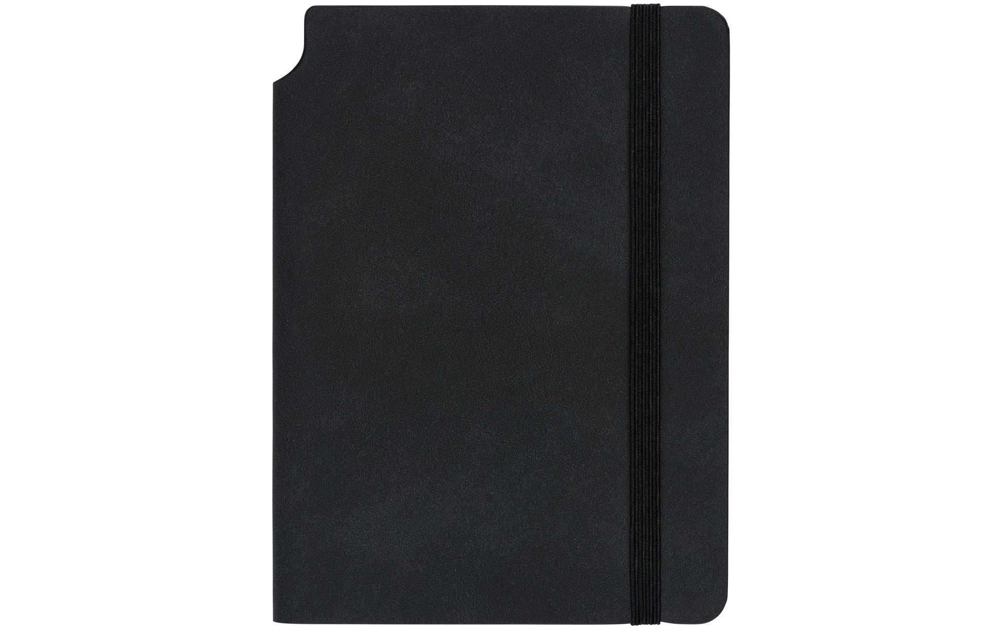 Kolma Notizbuch – A6 – blanko – 144 Seiten – 80 g/m² – Softcover, Gummiband, Stiftschlaufe, schwarz