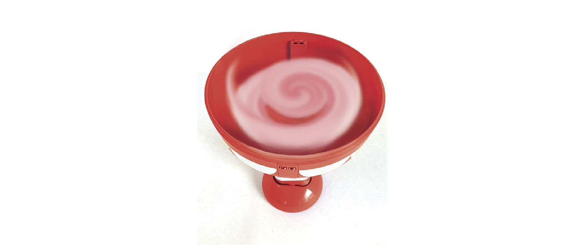 Nimex Zuckerwatten-Maschine – 15 × 15 × 32 cm – rot/weiss