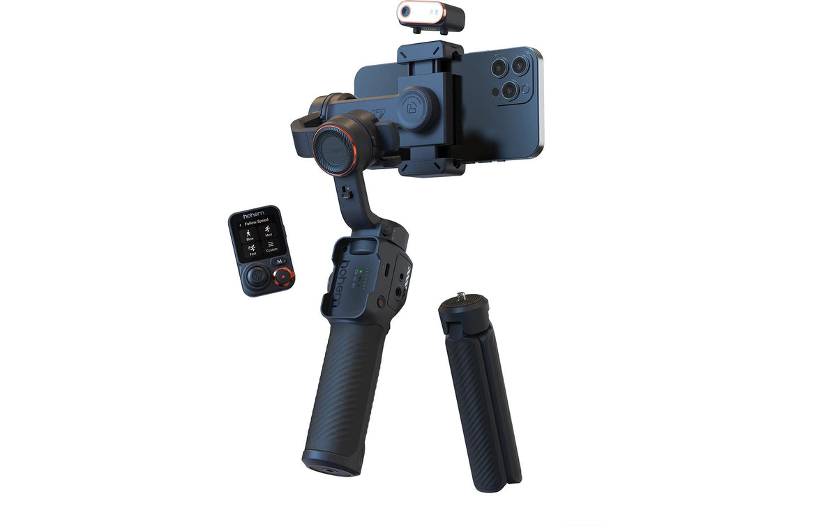 Hohem iSteady M7 – Foto-/Video-Griff – 3-Achsen-Gimbal, 0,5 kg, Akku – für Smartphones – Schwarz