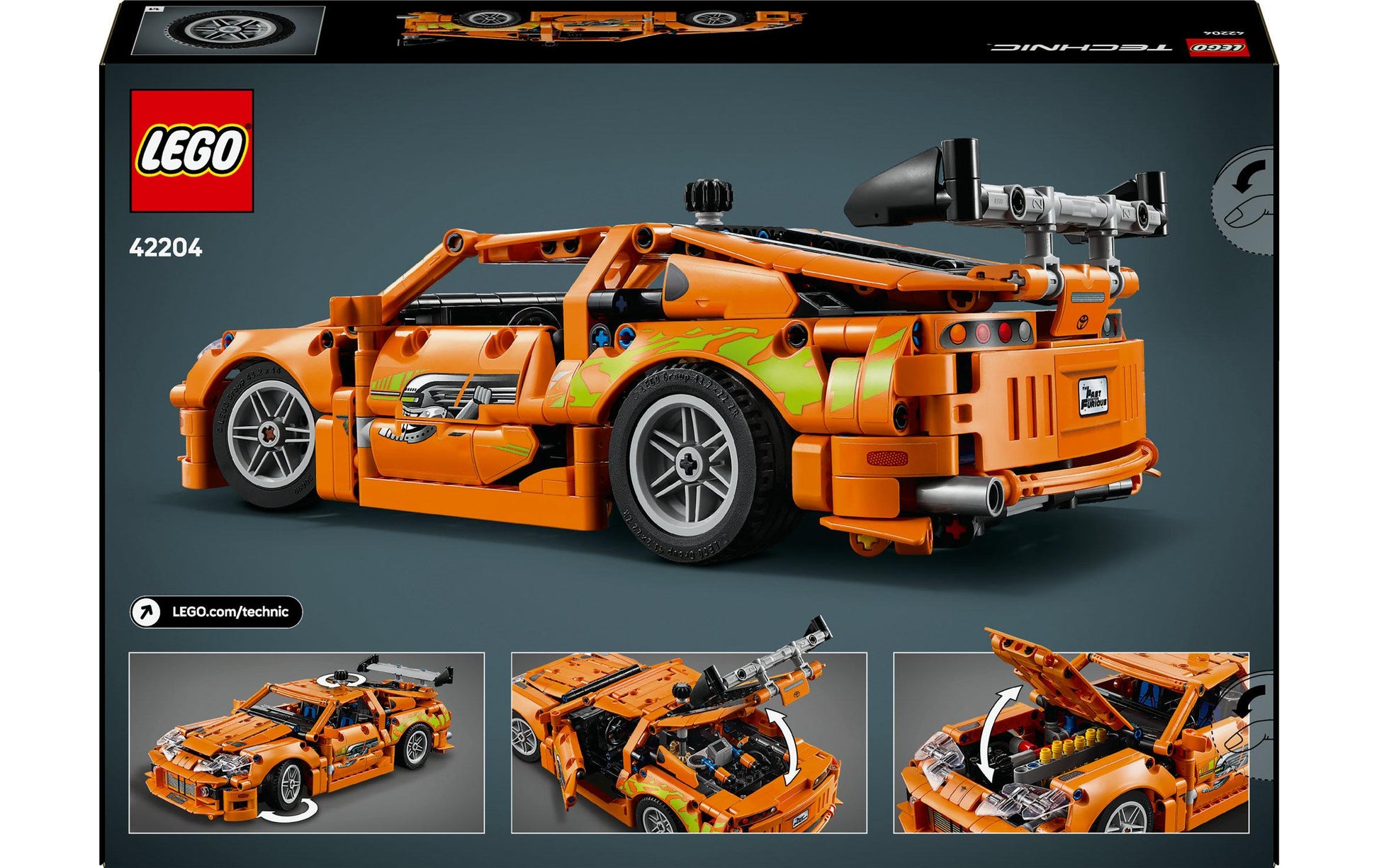 LEGO Technic Set Toyota Supra MK4 – Fast and Furious – 810-teilig – ab 9 J.