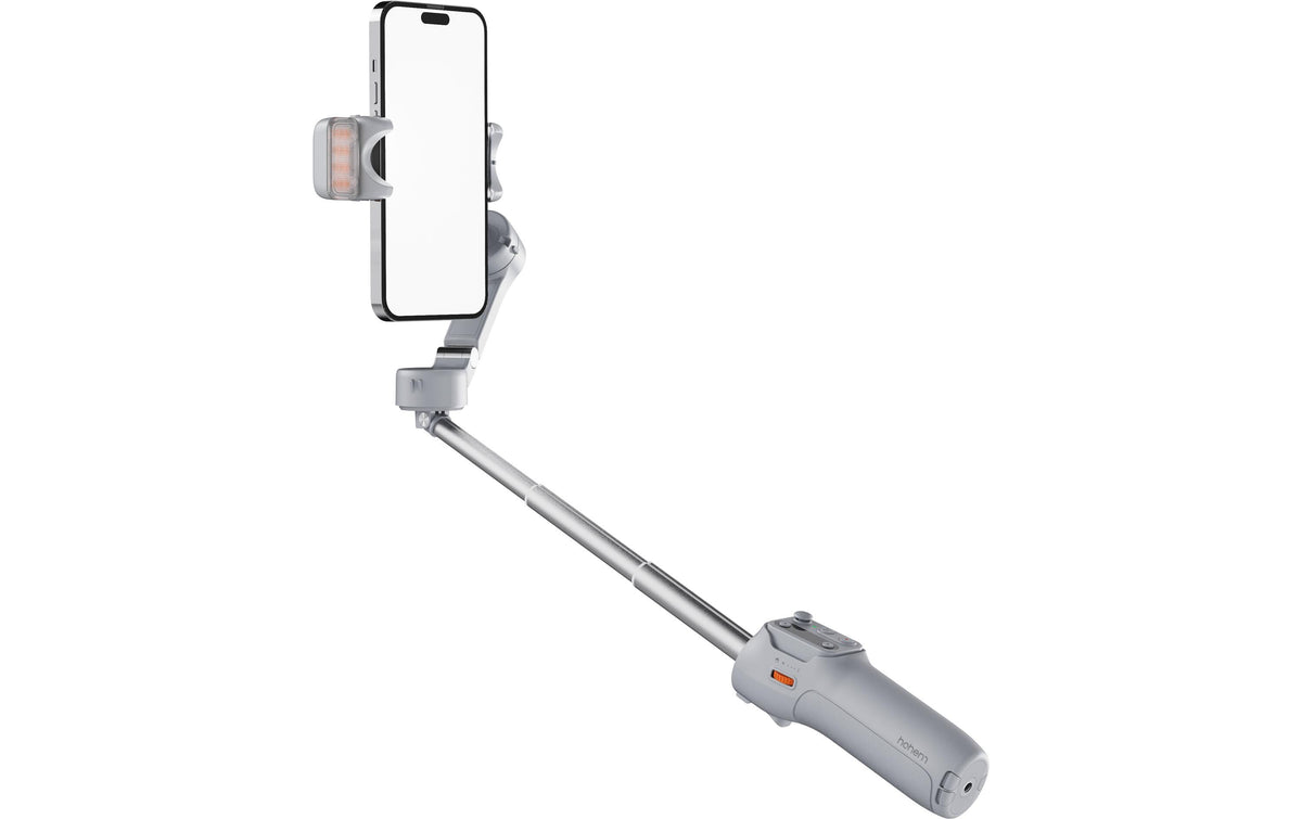 Hohem iSteady X3 Smartphone-Gimbal – 3-Achs, bis 0,3 kg, Akkubetrieb, Fernbedienung – für Smartphone – Grau