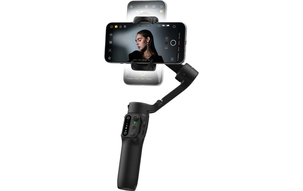 Hohem iSteady X3SE – Foto-/Video-Griff (3-Achs) – für Smartphone, Akku, 0,3 kg – Schwarz