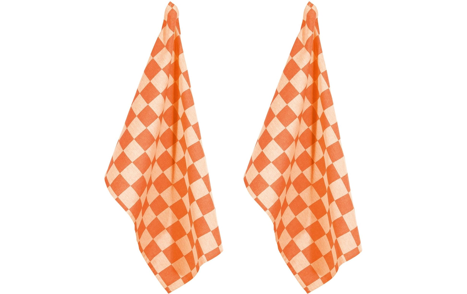 PAD Geschirrtuch Chess – Orange – 50 × 70 cm – Baumwolle – 2er-Set